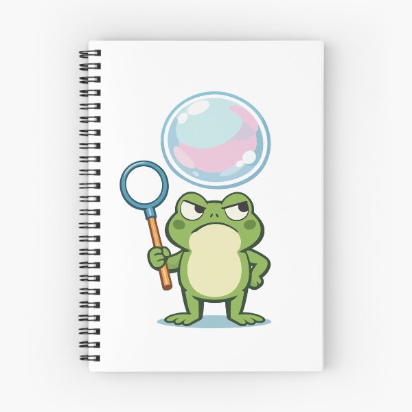 Item preview, Cute Frog Cartoon with Bubble Wand  designed and sold by stylishdzign.