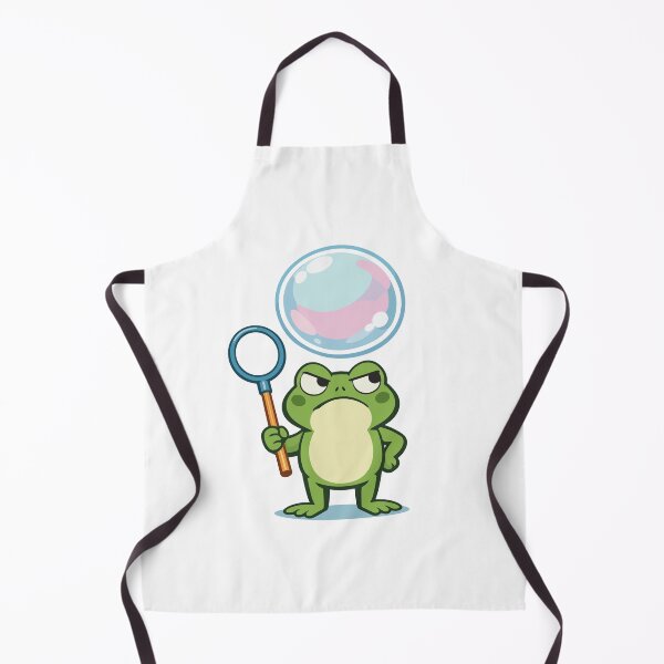 Item preview, Cute Frog Cartoon with Bubble Wand  designed and sold by stylishdzign.