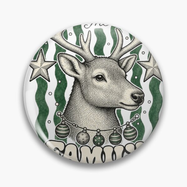 Item preview, The Family Christmas Crew Retro Deer Design designed and sold by Marie Gems.