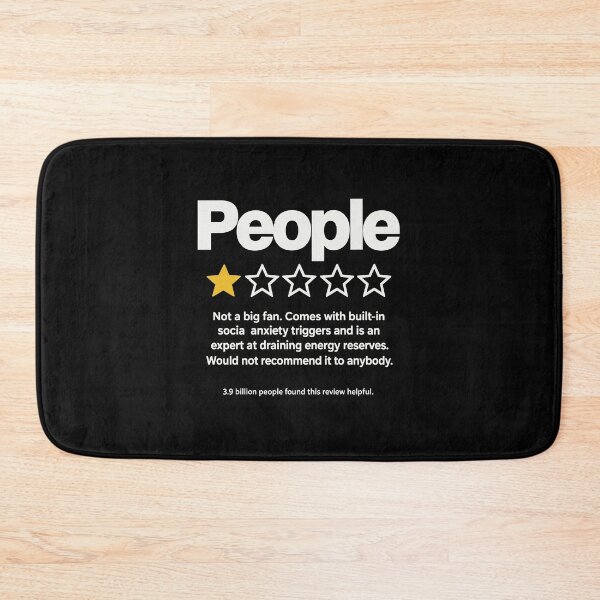 Item preview, People One Star Rating Would Not Recommend Funny Introverts designed and sold by BornBorn.