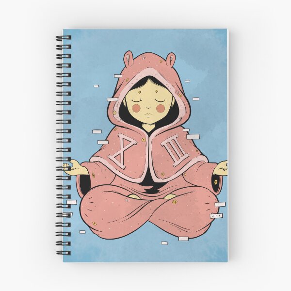 Item preview, Cute Pink Monster Meditating Zen Art designed and sold by DRP-art.