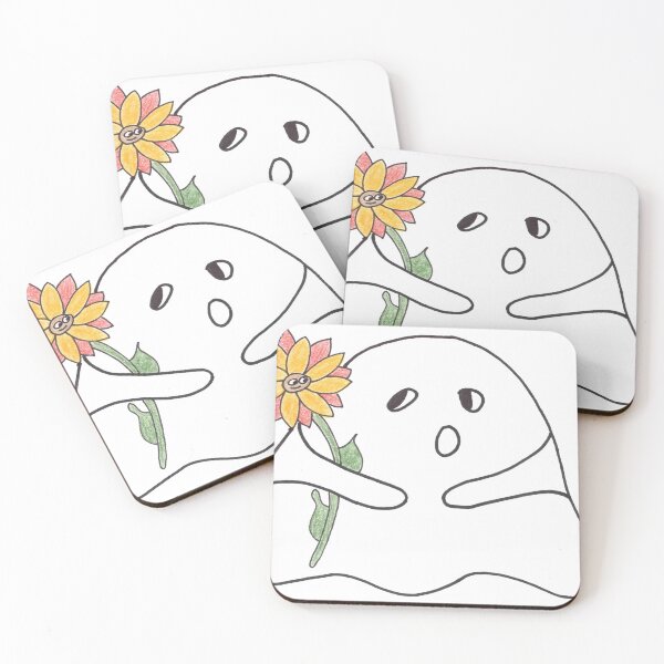 Item preview, Ghost with Flower, Gespenst mit Blume designed and sold by Anke‘s Bazaar.