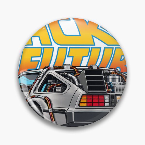 Item preview, Back to the Future DeLorean Metallic Sticker designed and sold by Duckcodx.