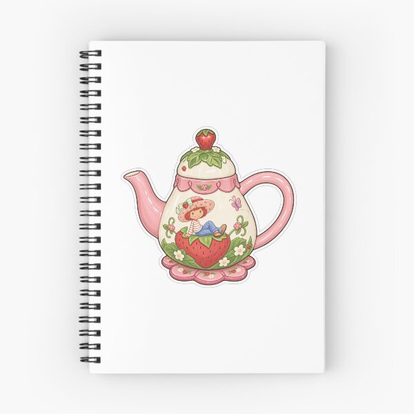 Item preview, strawberry teapot  designed and sold by Jadedoodle.
