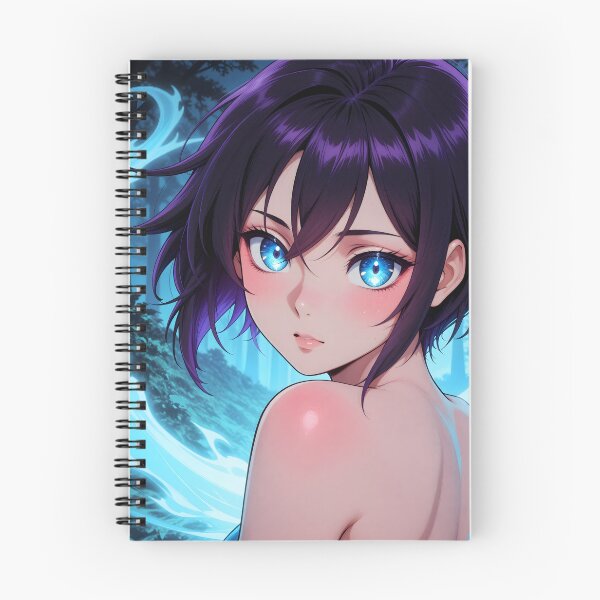 Item preview, Moonlit Spirit – Blue Flame Anime Fantasy Girl designed and sold by Killington.