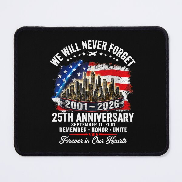 Item preview, 25th anniversary september 11 2001 memorial day USA flag  designed and sold by 3INEKMIZAN.