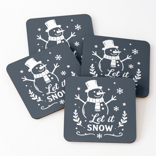 Item preview, Let It Snow Snowman – Vintage Winter Holiday Art designed and sold by Tklezardesigns.