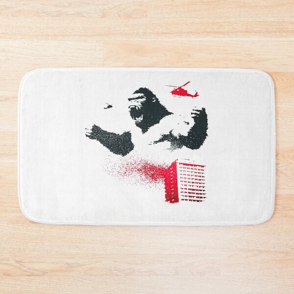 Item preview, Roaring King Kong Skyscraper Apex Urban Poster designed and sold by EdvvinStudios.