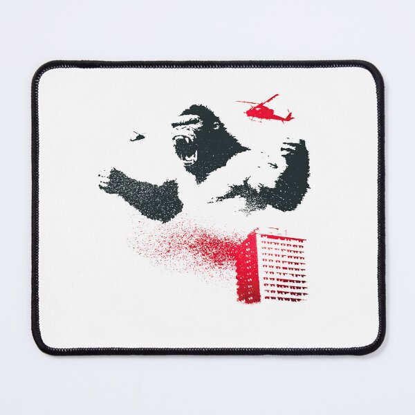 Item preview, Roaring King Kong Skyscraper Apex Urban Poster designed and sold by EdvvinStudios.