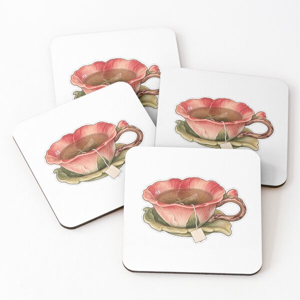 Item preview, Flower petal tea cup  designed and sold by Jadedoodle.