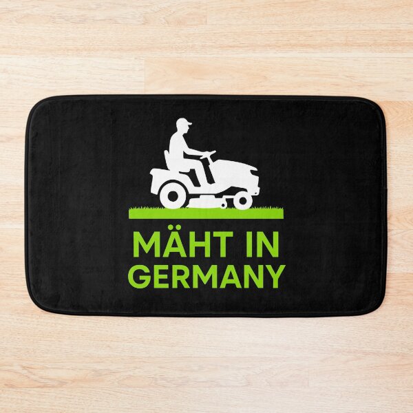 Item preview, Mowing lawnmowers in Germany, garden humor designed and sold by Loona97.