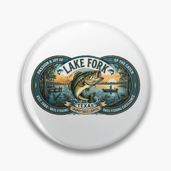 Item preview, Vintage Lake Fork Texas Trophy Bass Fishing designed and sold by one-offtees.