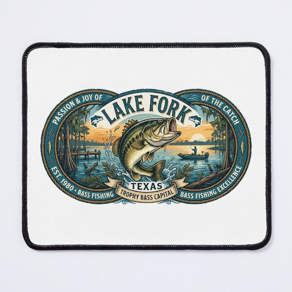 Item preview, Vintage Lake Fork Texas Trophy Bass Fishing designed and sold by one-offtees.