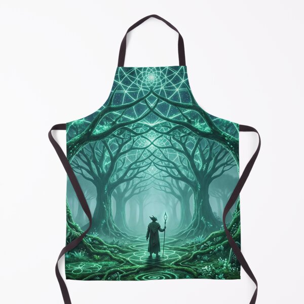 Item preview, Glowing Green Bioluminescent Forest Sacred Geometry | Monkeybusiness designed and sold by monkeybusiness.pt.