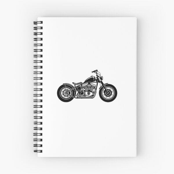 Item preview, Minimalist Chopper Bobber Frame Silhouette Custom Bike T-Shirt designed and sold by ThrottleEcho.