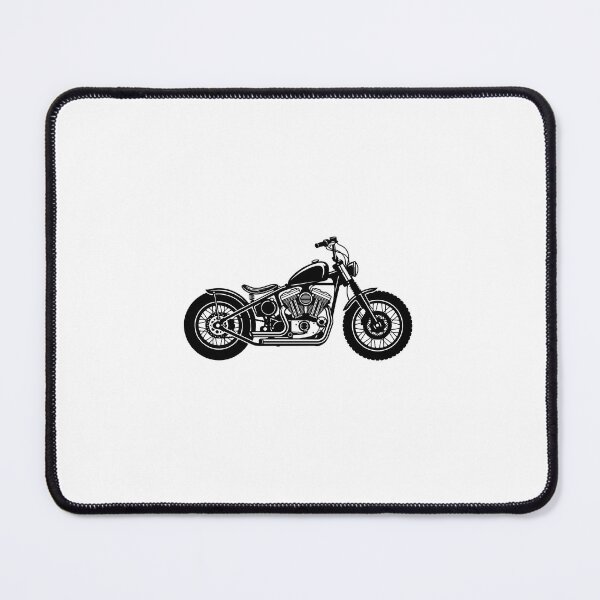 Item preview, Minimalist Chopper Bobber Frame Silhouette Custom Bike T-Shirt designed and sold by ThrottleEcho.