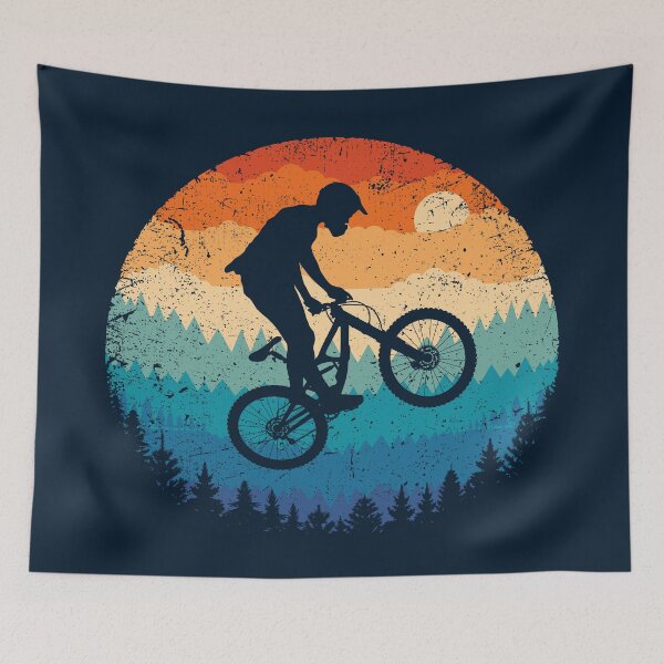 Item preview, Mountain Biking Retro designed and sold by TigerTom Design.