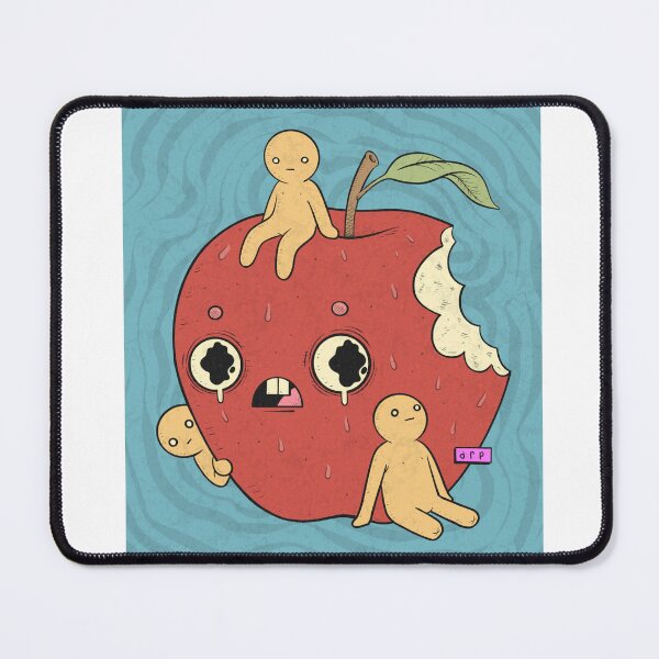 Item preview, Weird Apple with Face and Tiny People Art designed and sold by DRP-art.
