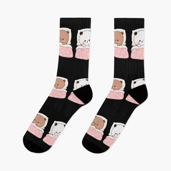 Item preview, Cute Bears Sleeping in Bed - Sweet Bears Couple Gift designed and sold by Jacob Zubek.