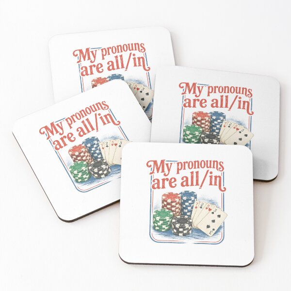 Item preview, Funny Poker Pronouns Casino Quote designed and sold by cerima.