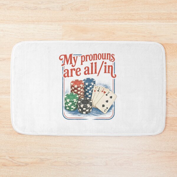 Item preview, Funny Poker Pronouns Casino Quote designed and sold by cerima.
