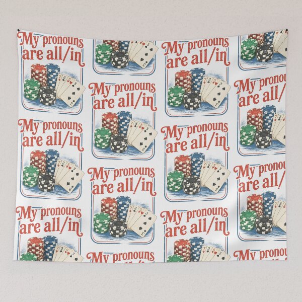 Item preview, Funny Poker Pronouns Casino Quote designed and sold by cerima.