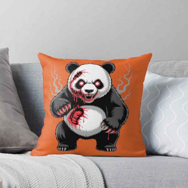Item preview, Zombie Panda Scary Halloween Horror Creepy Undead Design designed and sold by styleonestaa.