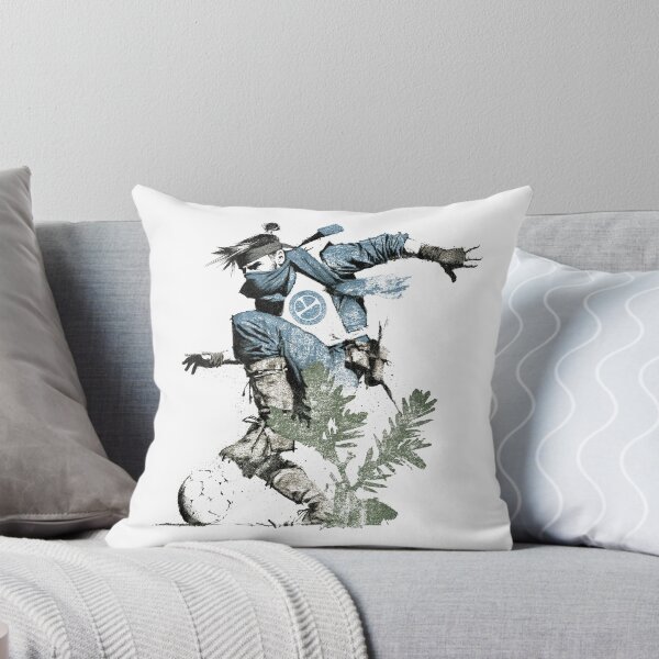Item preview, Dynamic Soccer Player Bicycle Kick Stencil Fusion designed and sold by EdvvinStudios.
