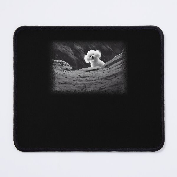 Item preview, Adventurous Poodle in Dramatic Landscape designed and sold by PixlCrypt.
