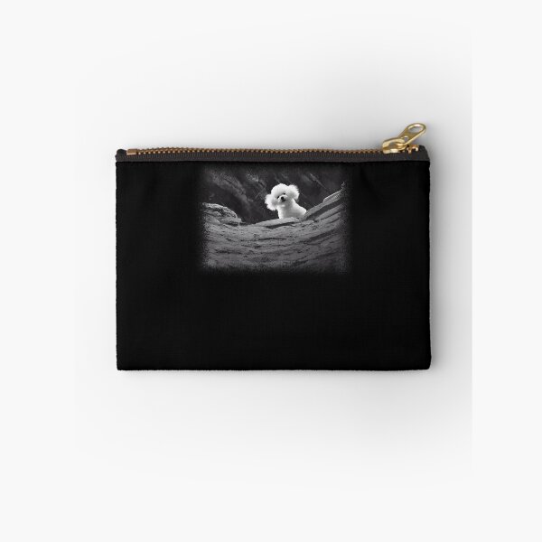 Item preview, Adventurous Poodle in Dramatic Landscape designed and sold by PixlCrypt.
