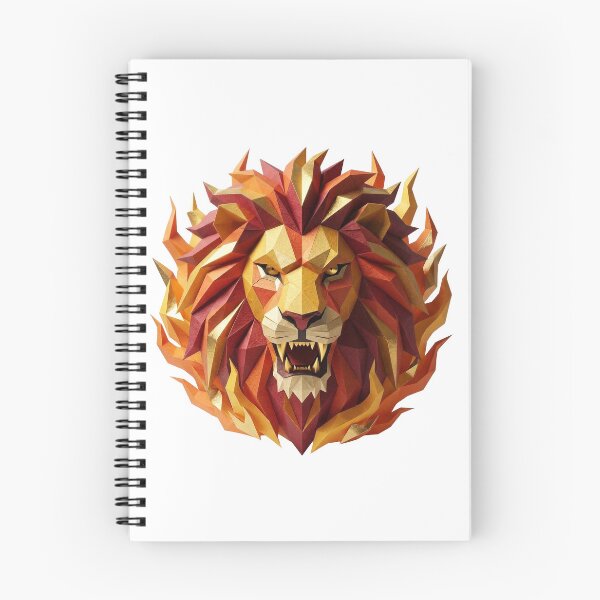 Item preview, Origami Lion with Flaming Mane designed and sold by Marcu Ioachim.