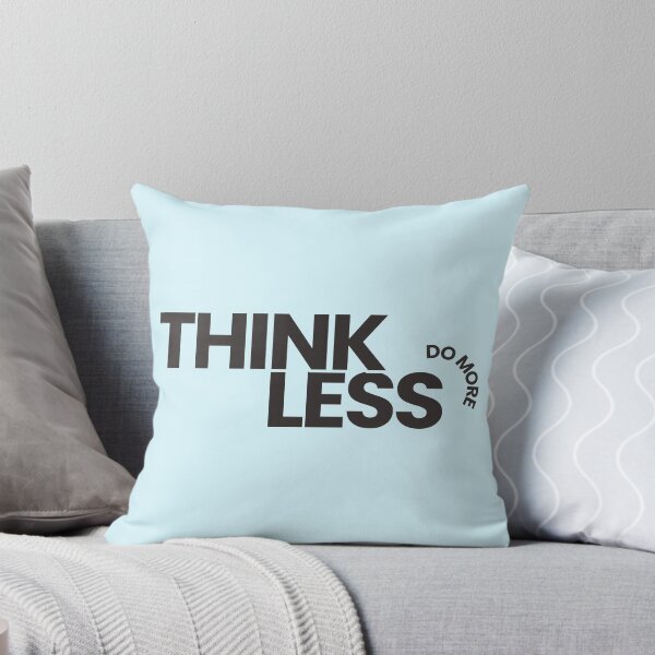 Item preview, Think Less Do More Minimalist Motivational Quote designed and sold by Fine-Arts-Lab.