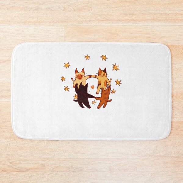 Item preview, Dancing Cats and Stars Vintage Art designed and sold by cerima.