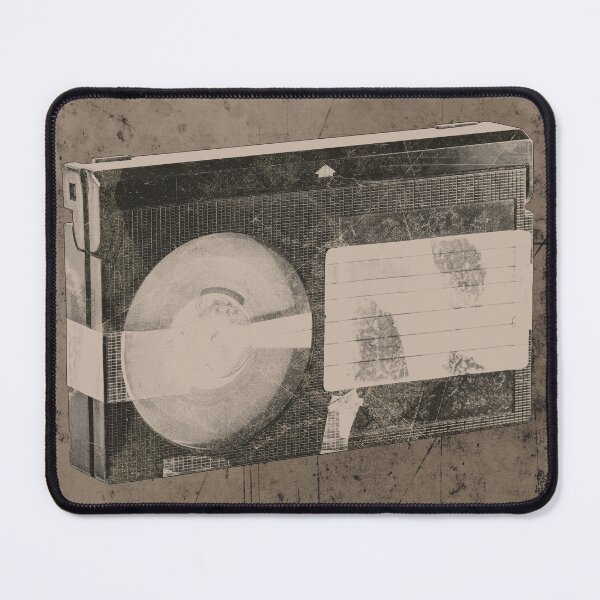 Item preview, Brown Weathered VHS Cassette Faded Label Vintage Media designed and sold by Ghoul Enterprises.
