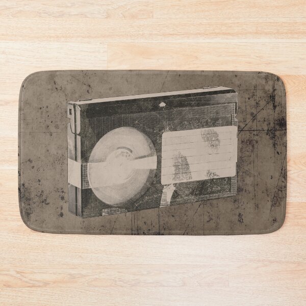 Item preview, Brown Weathered VHS Cassette Faded Label Vintage Media designed and sold by Ghoul Enterprises.
