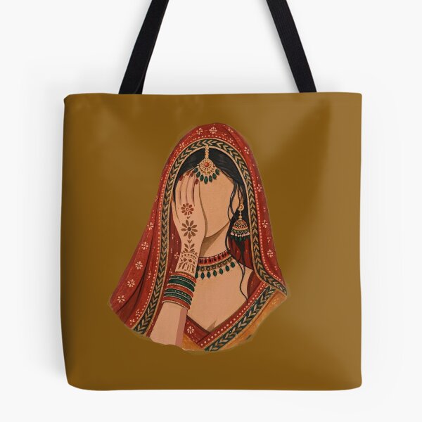 Item preview, Indian Bride Covering her Face with Shyness | Indian Beauty  designed and sold by Sakshiartwork.