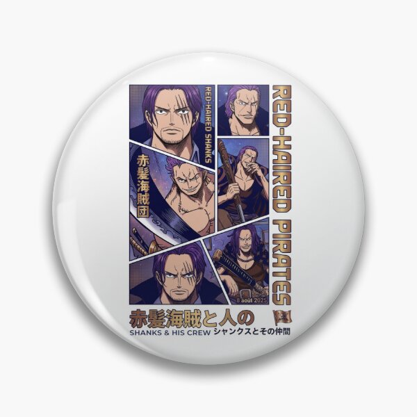 Item preview, Red Haired Pirates Anime Manga Panel Aesthetic designed and sold by FreakToons.