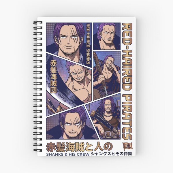 Item preview, Red Haired Pirates Anime Manga Panel Aesthetic designed and sold by FreakToons.