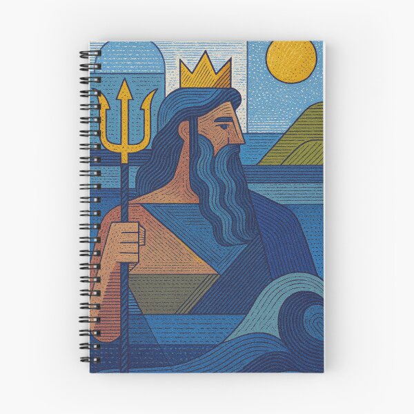 Item preview, Poseidon illustration – Greek God of the Sea designed and sold by GalleryKauffeld.