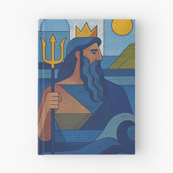 Item preview, Poseidon illustration – Greek God of the Sea designed and sold by GalleryKauffeld.