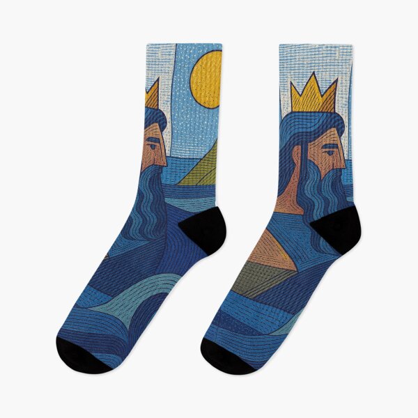 Item preview, Poseidon illustration – Greek God of the Sea designed and sold by GalleryKauffeld.