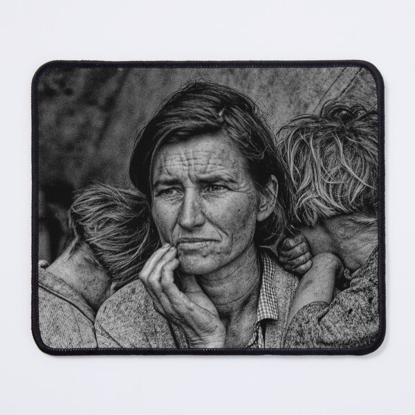 Item preview, Migrant mother Dorothea Lang´s iconic photograph designed and sold by stevepaint.