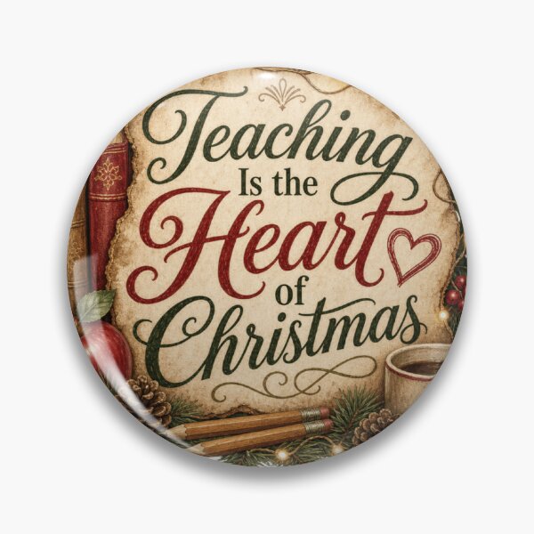 Item preview, Teaching Is the Heart of Christmas designed and sold by Marie Gems.