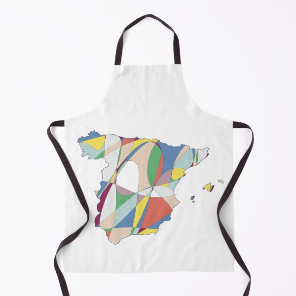 Item preview, Multicolour Shard Spain Map - Colourful Regions Line Art designed and sold by iampaulmorris.
