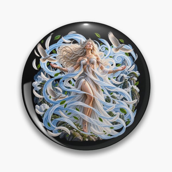 Item preview, Wind Goddess – Queen of Air and Freedom designed and sold by TroviTutto.