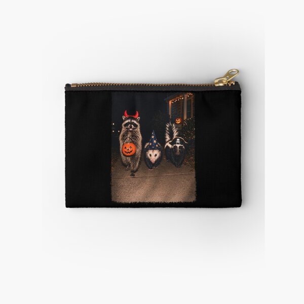Item preview, Halloween Raccoon Opossum Skunk Trio Fun designed and sold by cerima.