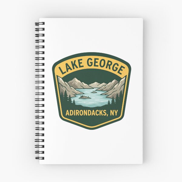 Item preview, Lake George New York Adirondacks Badge Style  designed and sold by Milasneeze.