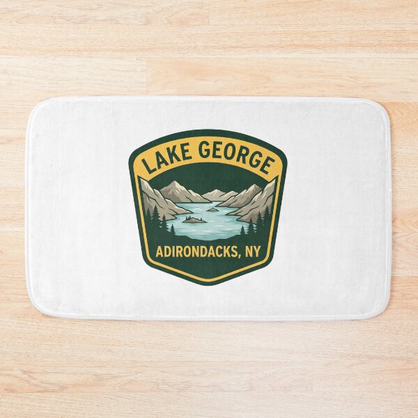 Item preview, Lake George New York Adirondacks Badge Style  designed and sold by Milasneeze.