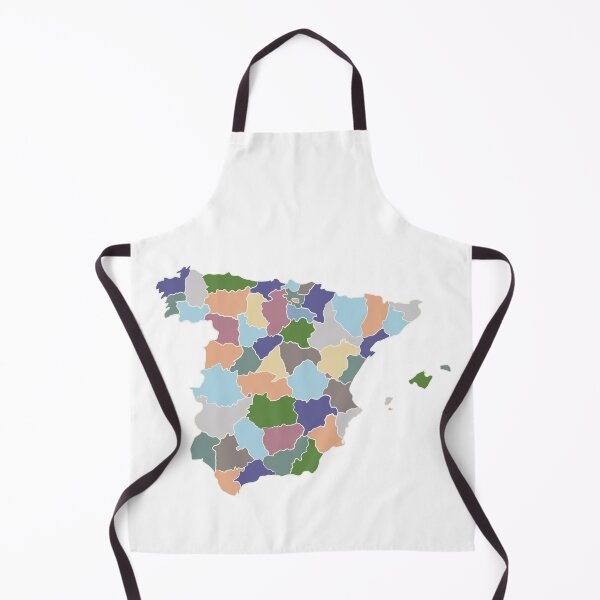 Item preview, Pastel Spain Map - Colourful Regions Line Art designed and sold by iampaulmorris.