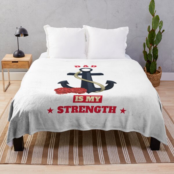 Item preview, DAD IS MY STRENGTH T-Shirt designed and sold by The best online style shop.